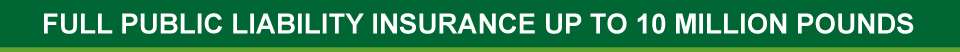 Full Public Liability Insurance Up To 10 Million Pounds